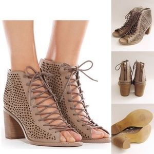 Vince Camuto Tulina Suede Perforated Bootie 8.5